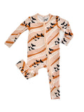 Sweet P Baby Co. Convertible Zip Romper - Pink Bats - Let Them Be Little, A Baby & Children's Clothing Boutique