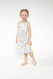 Angel Dear Muslin Twirly Tank Dress - Garden Birds - Let Them Be Little, A Baby & Children's Clothing Boutique