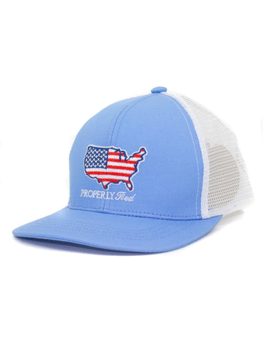 Properly Tied Youth Trucker Hat - Old Glory - Let Them Be Little, A Baby & Children's Clothing Boutique