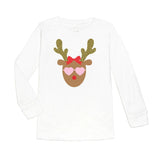 Sweet Wink Long Sleeve Tee - Girly Reindeer - Let Them Be Little, A Baby & Children's Clothing Boutique