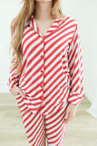 Little Pajama Co. Women’s Lounge Set - Candy Cane - Let Them Be Little, A Baby & Children's Clothing Boutique