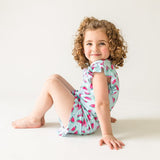 Little Pajama Co. Ruffle Short Set - Watermelons - Let Them Be Little, A Baby & Children's Clothing Boutique
