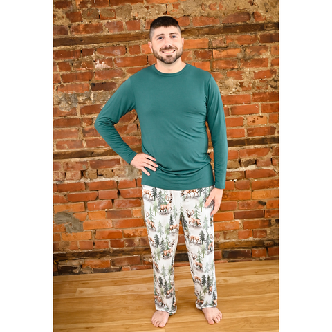 Hanlyn Collective Men’s Long Sleeve Loungie - Make it Rein - Let Them Be Little, A Baby & Children's Clothing Boutique