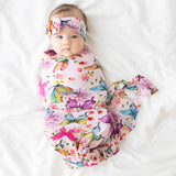 Posh Peanut Infant Swaddle Set - Watercolor Butterfly - Let Them Be Little, A Baby & Children's Clothing Boutique