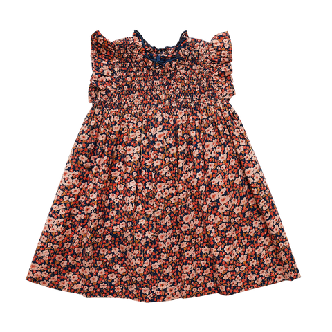 Pink Chicken Stevie Dress - Navy Ditsy Floral - Let Them Be Little, A Baby & Children's Clothing Boutique