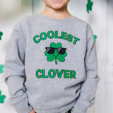 Sweet Wink Long Sleeve Sweatshirt - Coolest Clover - Let Them Be Little, A Baby & Children's Clothing Boutique