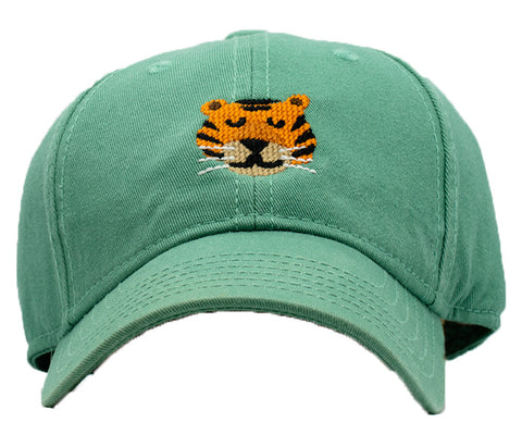 Harding Lane Kids Hat - Tiger on Mint - Let Them Be Little, A Baby & Children's Clothing Boutique