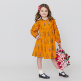 Pink Chicken Brayden Dress - Gold Field Floral - Let Them Be Little, A Baby & Children's Clothing Boutique