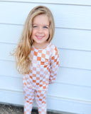 Sweet P Baby Co. 2 Piece PJ Set - Fall Checkers - Let Them Be Little, A Baby & Children's Clothing Boutique