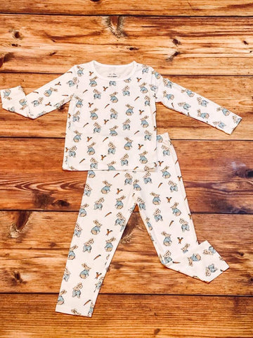 Two Peas 2 Piece PJ Set - Benny Bunny - Let Them Be Little, A Baby & Children's Clothing Boutique