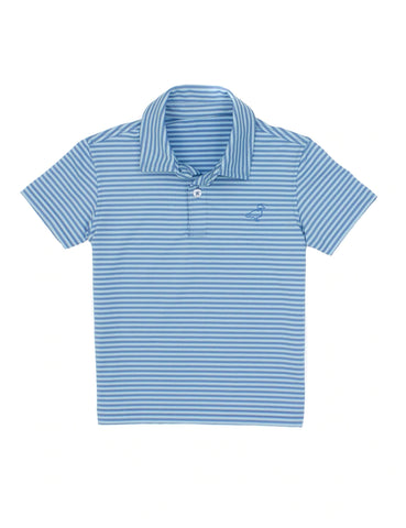 Properly Tied Waverly Polo - Aquatic - Let Them Be Little, A Baby & Children's Clothing Boutique