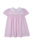 Lullaby Set Ruth Ribbon Dress - Pink Pinstripe PRESALE - Let Them Be Little, A Baby & Children's Clothing Boutique
