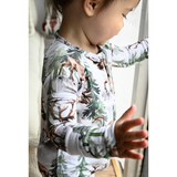 Hanlyn Collective Zip Rompsie w/ Convertible Foot - Make it Rein - Let Them Be Little, A Baby & Children's Clothing Boutique