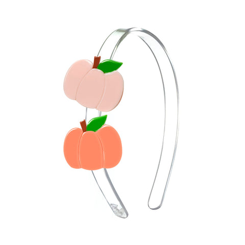 Lilies & Roses Headband - Double Pumpkins Orange - Let Them Be Little, A Baby & Children's Clothing Boutique