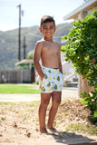 Pink Chicken Boys Swim Trunk - Avocados & Pears - Let Them Be Little, A Baby & Children's Clothing Boutique
