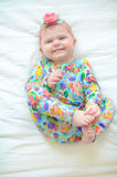 Ollee and Belle Convertible Zip Romper - Sunday - Let Them Be Little, A Baby & Children's Clothing Boutique
