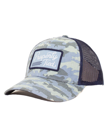 Properly Tied Sportsman Youth Trucker Hat - Deep Sea Camo - Let Them Be Little, A Baby & Children's Clothing Boutique