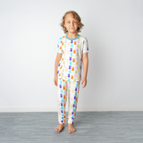 Emerson & Friends Short Sleeve Bamboo PJ Set - Chillin With My Peeps - Let Them Be Little, A Baby & Children's Clothing Boutique