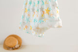 Nola Tawk Organic Muslin Shorts - Starfish - Let Them Be Little, A Baby & Children's Clothing Boutique