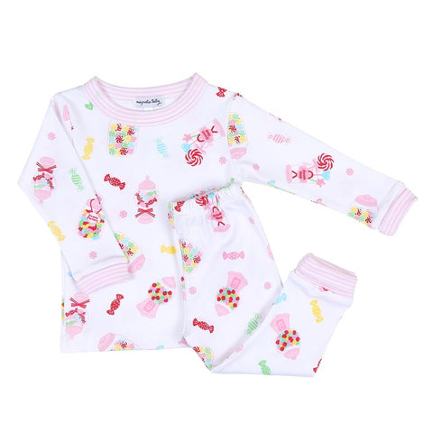 Magnolia Baby Long Sleeve PJ Set - Candy Shop - Let Them Be Little, A Baby & Children's Boutique
