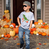 Sweet Wink Short Sleeve Tee - Pumpkin Dino - Let Them Be Little, A Baby & Children's Clothing Boutique