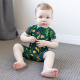 Hanlyn Collective Short Sleeve Zip Shortie - Let's Taco 'Bout It - Let Them Be Little, A Baby & Children's Clothing Boutique