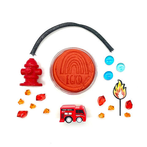 Earth Grown KidDoughs Sensory Dough Play Kit - Fire Truck (Scented) - Let Them Be Little, A Baby & Children's Clothing Boutique