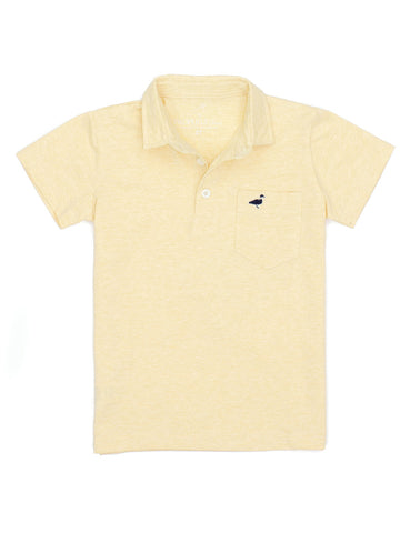 Properly Tied Harrison Pocket Polo - Lemon - Let Them Be Little, A Baby & Children's Clothing Boutique
