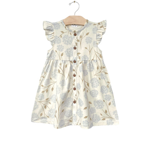 City Mouse Button Up Dress - Hydrangea - Let Them Be Little, A Baby & Children's Clothing Boutique