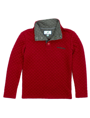 Properly Tied Club Pullover - Wine - Let Them Be Little, A Baby & Children's Clothing Boutique