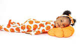 Little Pajama Co. Zip Footed Onesie - Pumpkins - Let Them Be Little, A Baby & Children's Clothing Boutique