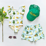 Pink Chicken Elsie Swimsuit - Avocados & Pears - Let Them Be Little, A Baby & Children's Clothing Boutique