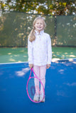 Grace & James Popped Collar Pullover Set - Tennis - Let Them Be Little, A Baby & Children's Clothing Boutique