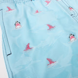 Shade Critters 4 Way Stretch Swim Trunks - Magic Water Appearing Boats & Sharks - Let Them Be Little, A Baby & Children's Clothing Boutique