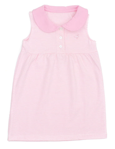 Properly Tied Jackson Stripe Dress - Light Pink - Let Them Be Little, A Baby & Children's Clothing Boutique