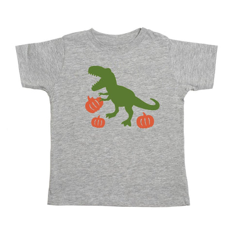 Sweet Wink Short Sleeve Tee - Pumpkin Dino - Let Them Be Little, A Baby & Children's Clothing Boutique