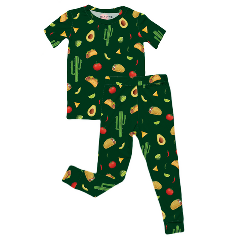 Hanlyn Collective Short Sleeve Loungie - Let's Taco 'Bout It - Let Them Be Little, A Baby & Children's Clothing Boutique