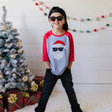 Sweet Wink 3/4 Sleeve Raglan Tee - Cool Santa - Let Them Be Little, A Baby & Children's Clothing Boutique