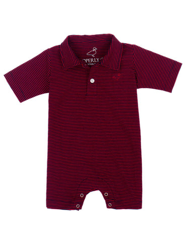 Properly Tied Jackson Polo Shortall - Freedom - Let Them Be Little, A Baby & Children's Clothing Boutique