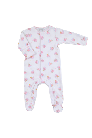 Magnolia Baby Essentials Footie - Noah's Friends All Over Print Pink - Let Them Be Little, A Baby & Children's Boutique
