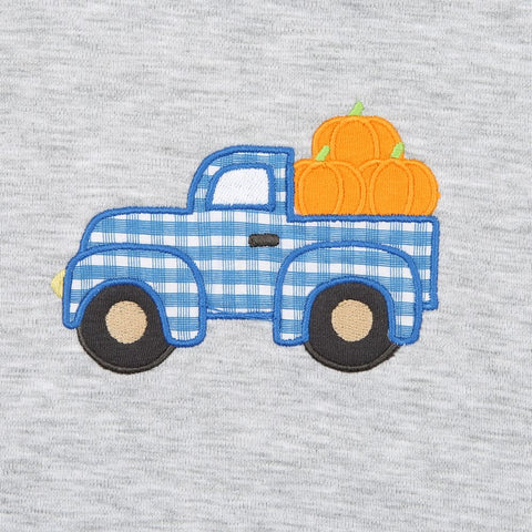 Magnolia Baby Long Sleeve Tee - Pumpkin Picking Applique - Let Them Be Little, A Baby & Children's Boutique