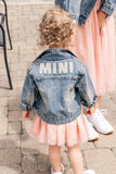 LE LA LO Denim Beaded Jacket - Mini - Let Them Be Little, A Baby & Children's Clothing Boutique