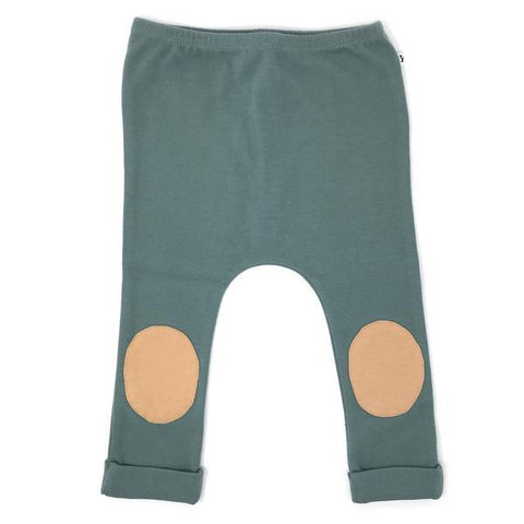 Oh Baby! Patch Pocket Pant - Sea w/ Honey Patch - Let Them Be Little, A Baby & Children's Boutique