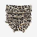 Posh Peanut Ruffled Cap Sleeve Peplum Ruffled Bummie Set - Lana Leopard - Let Them Be Little, A Baby & Children's Boutique