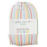 Macaron + Me Printed Pillow Case Set - Jelly Bean Stripe - Let Them Be Little, A Baby & Children's Clothing Boutique