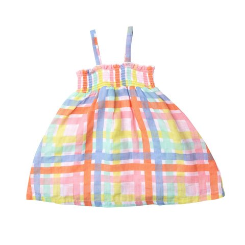 Angel Dear Muslin Sundress - Multicolor Plaid - Let Them Be Little, A Baby & Children's Clothing Boutique