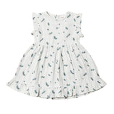 City Mouse Frill Sleeve Dress - Eucalyptus - Let Them Be Little, A Baby & Children's Clothing Boutique