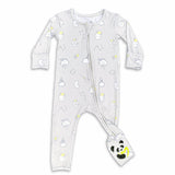 Bellabu Bear Convertible Footie - Constellation Grey - Let Them Be Little, A Baby & Children's Boutique