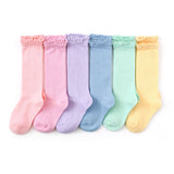Little Stocking Co. Lace Top Knee Highs 6 Pair Bundle - Pastel - Let Them Be Little, A Baby & Children's Clothing Boutique