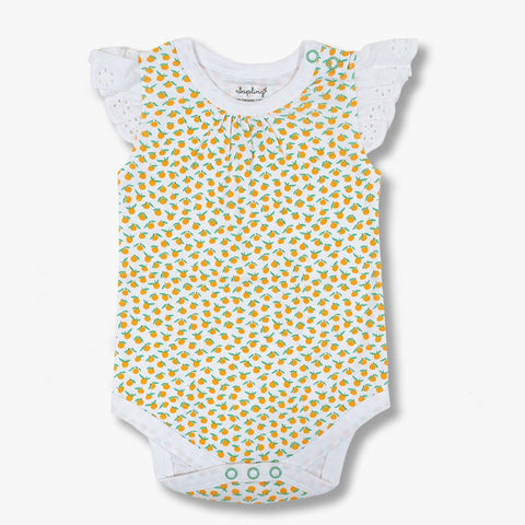Sapling Child Lace Bodysuit - Clementine - Let Them Be Little, A Baby & Children's Clothing Boutique